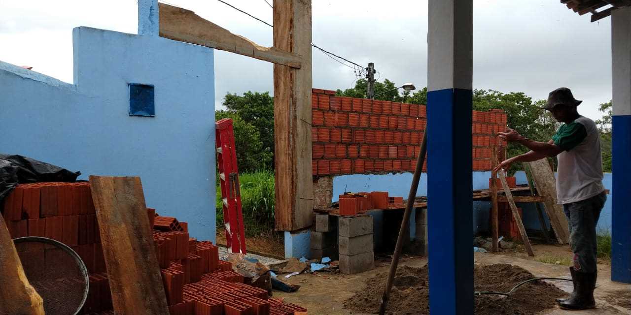 Escola Evany Galvão ganha muro e rampa de acessibilidade 
